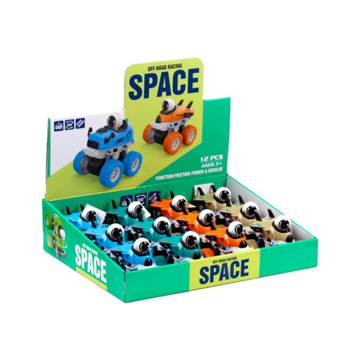 Space Plane Friction Push/Pull Action Toy