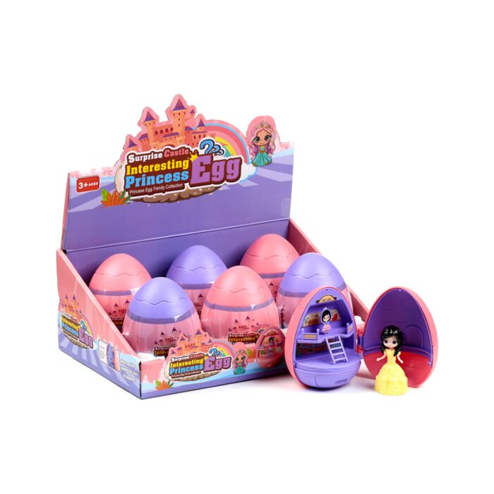 Princess Castle Surprise Egg Shaped Mini Pocket World Toy