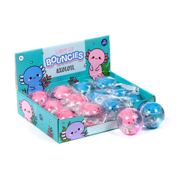 Axolotl High Bounce LED Flashing Bouncy Ball