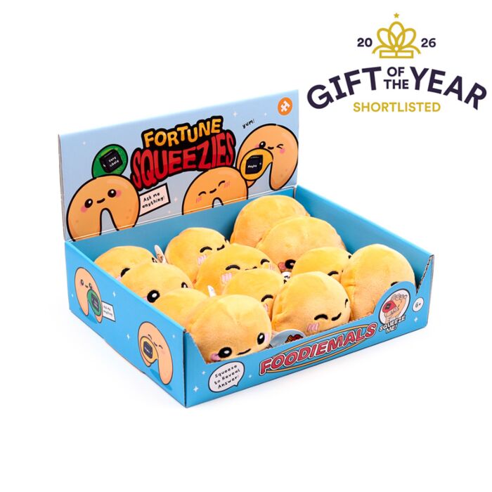 Queasy Squeezies Ask Me Anything Magic Fortune Teller Cookie Plush Squeezy Toy