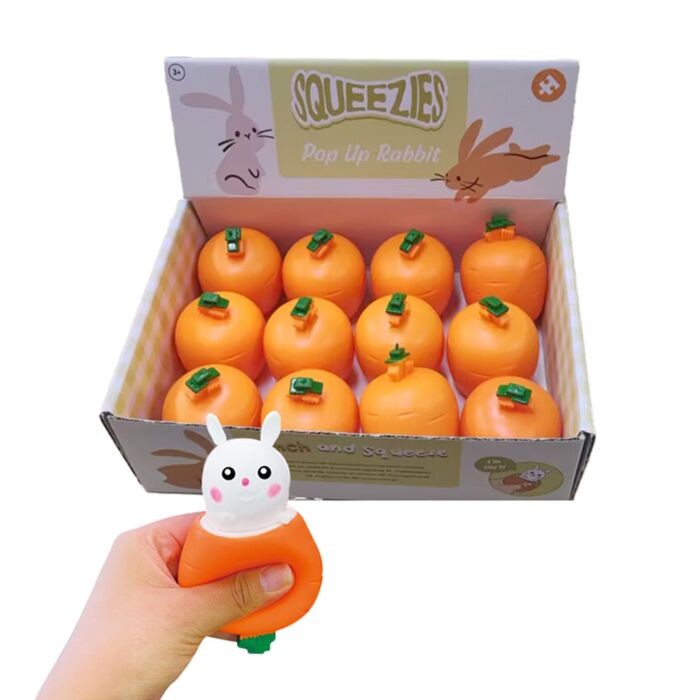 Springtime Rabbit & Carrot Pop Out Toy