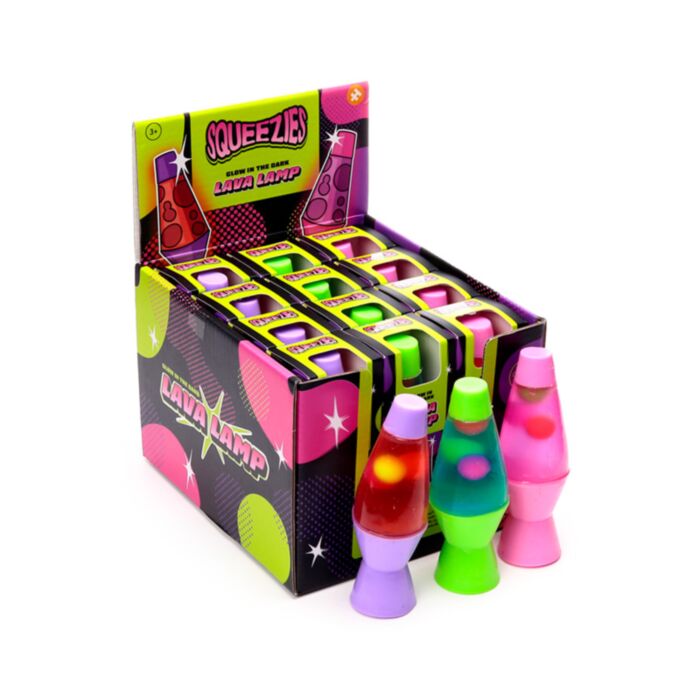 Squeezy Glow in the Dark Lava Lamp Toy