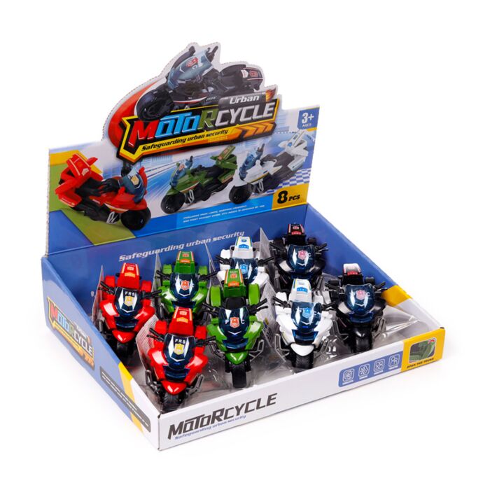 Motorcycle Friction Push/Pull Action Toy