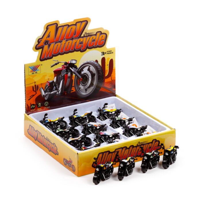 Motorcycle Pull Back Action Toy