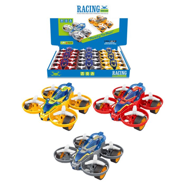 Racing Drone Friction Push/Pull Action Toy