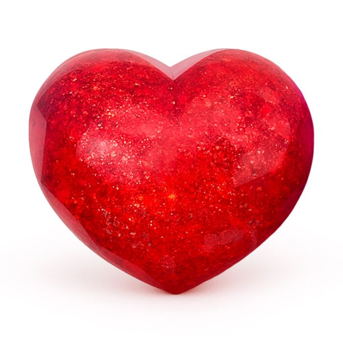 Maltose Squeezy Glitter Amore Heart Stress Toy
