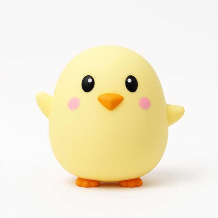 Springtime Chick Slow Rebound Squeezy Toy