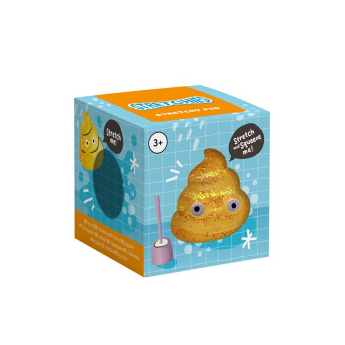 Maltose Squeezy Glitter Poop Stress Toy