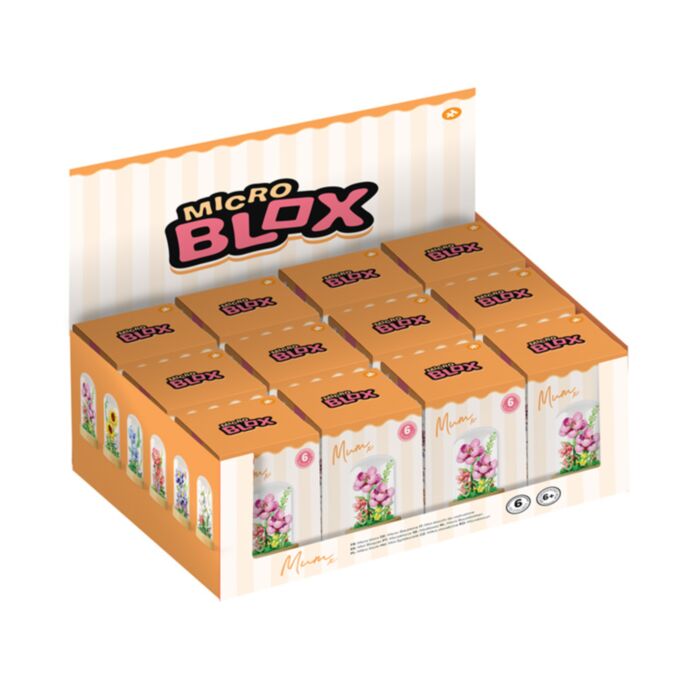Nectar Meadows Mum Mother's Day Flower Display Micro Blox Construction Kit