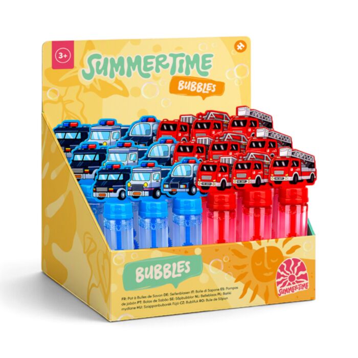 Summertime Emergency Vehicle Bubbles