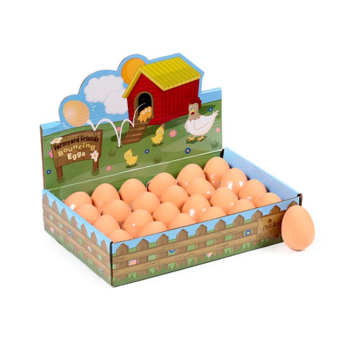Bouncing Rubber Egg (Card Display)