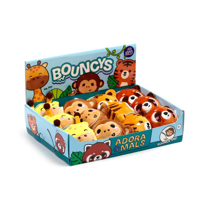 Adoramals Wild High Bounce Plush Bouncy Ball