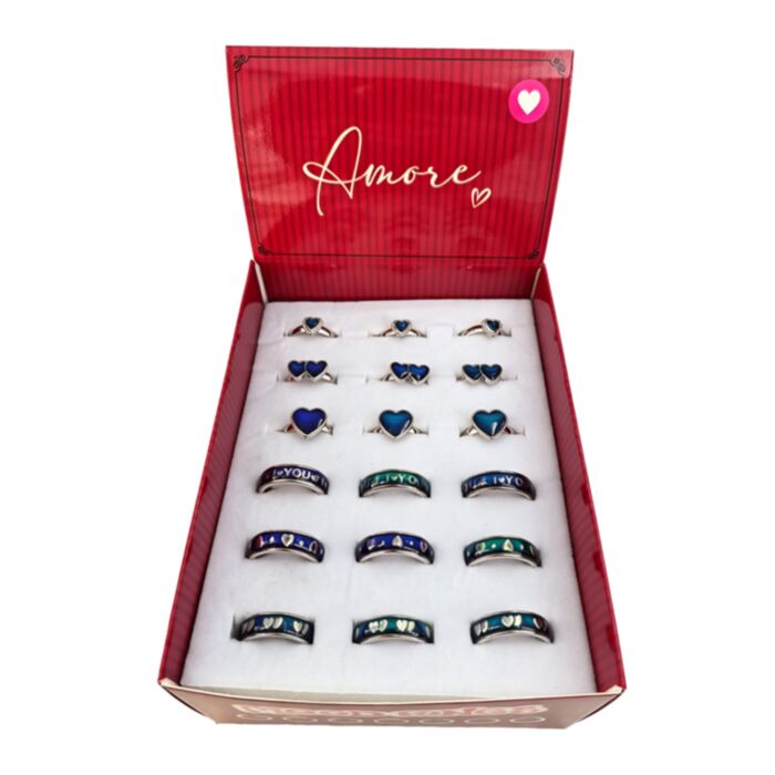 Amore Heart Mood Ring