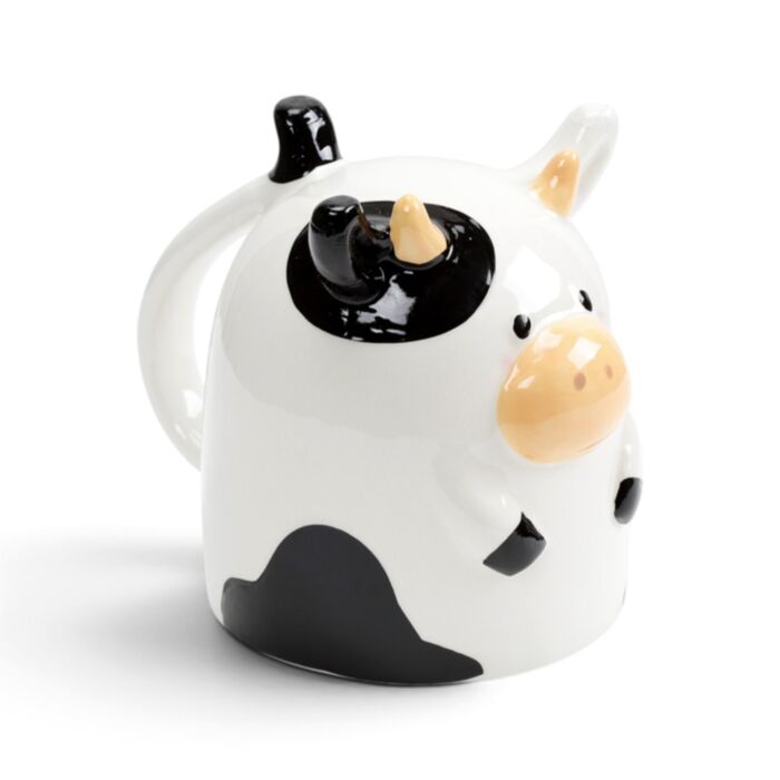 Bramley Bunch Farm Cow Upside Down Ceramic Shaped Mug