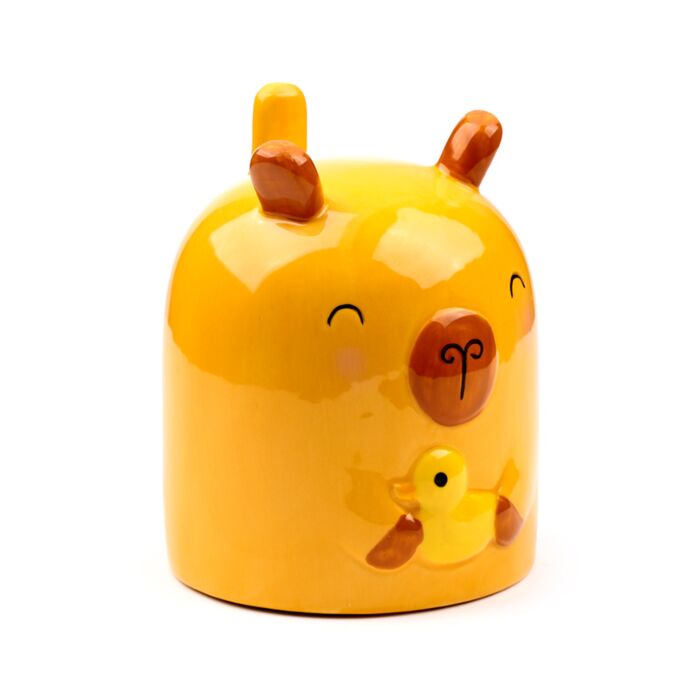 Capybara Upside Down Ceramic Shaped Mug