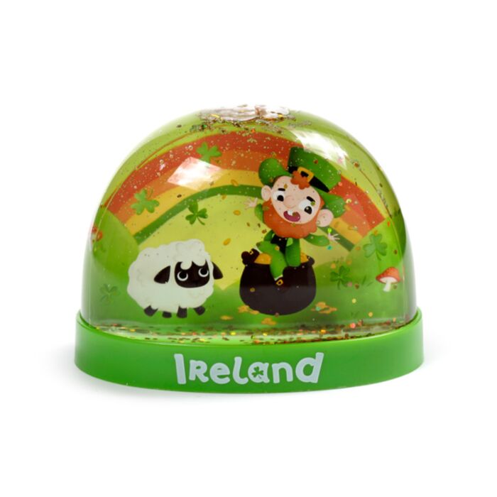 Luck of the Irish Ireland Large Glitter Snow Storm
