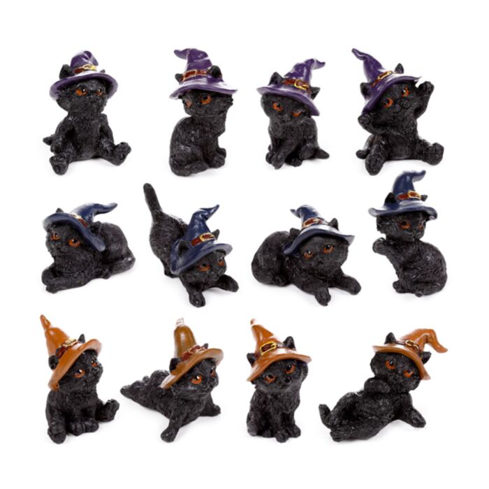 Witches Magical Black Cat World Figures