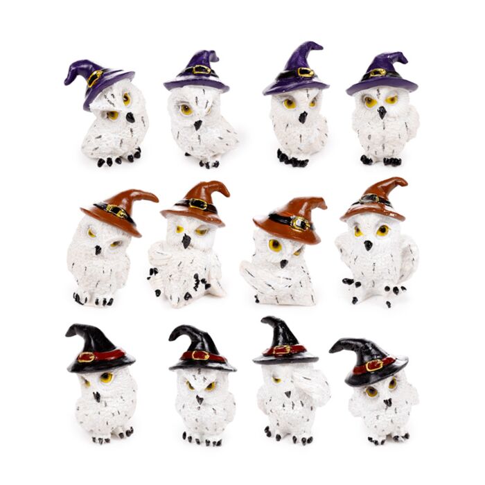 Wise Old Magical Owl World Figures