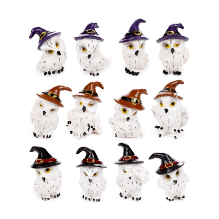 Wise Old Magical Owl World Figures