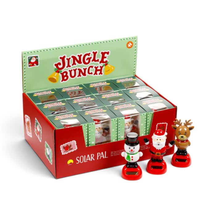 Christmas Jingle Bunch Santa, Snowman & Reindeer Solar Pal