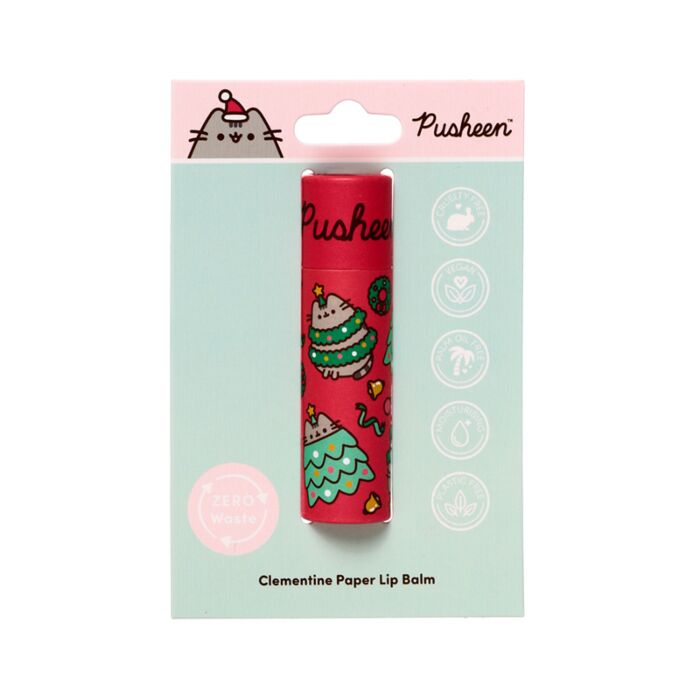 Christmas Pusheen the Cat Paper Stick Lip Balm