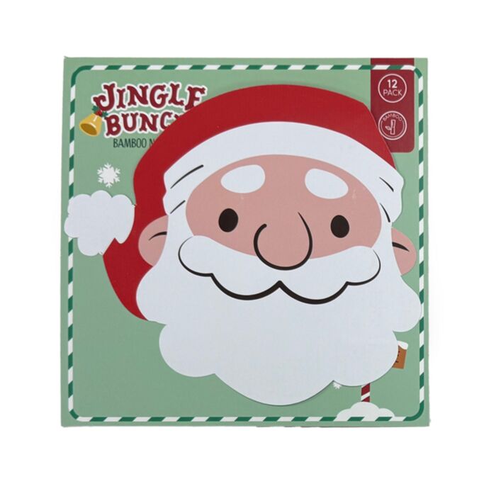 Jingle Bunch Christmas Santa Pack of 12 3ply Paper Party Napkins