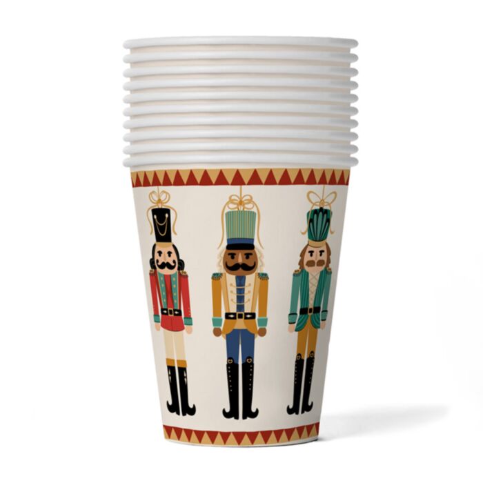 Christmas The Nutcracker Set of 10 Paper Party Cups (9oz)