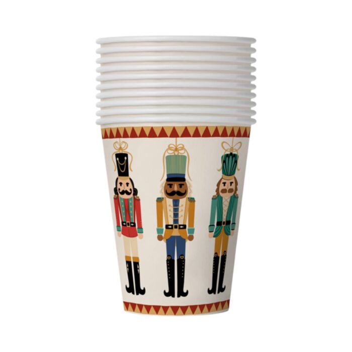 Christmas The Nutcracker Set of 10 Paper Party Cups (9oz)