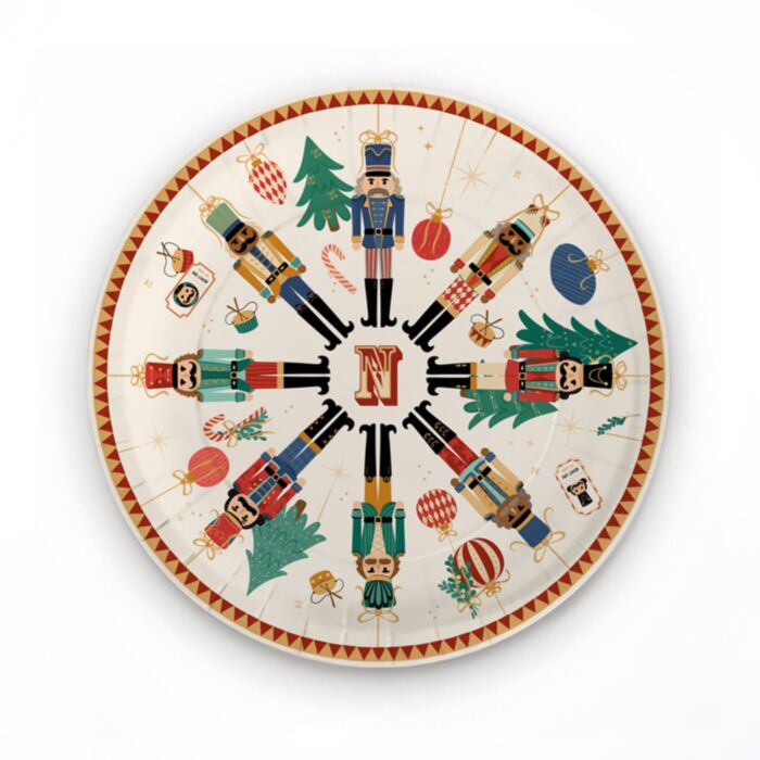 Christmas The Nutcracker Set of 10 Paper Party Plates