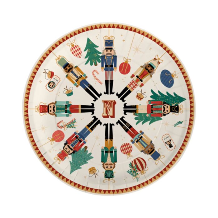 Christmas The Nutcracker Set of 10 Paper Party Plates