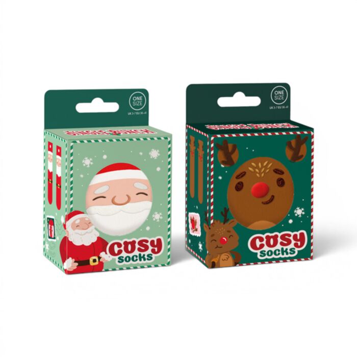 Jingle Bunch Christmas Fluffy Cosy Socks