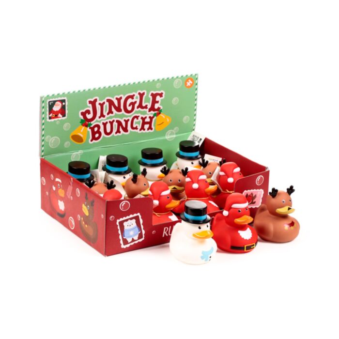 Jingle Bunch Christmas Duck Bath Time Toy