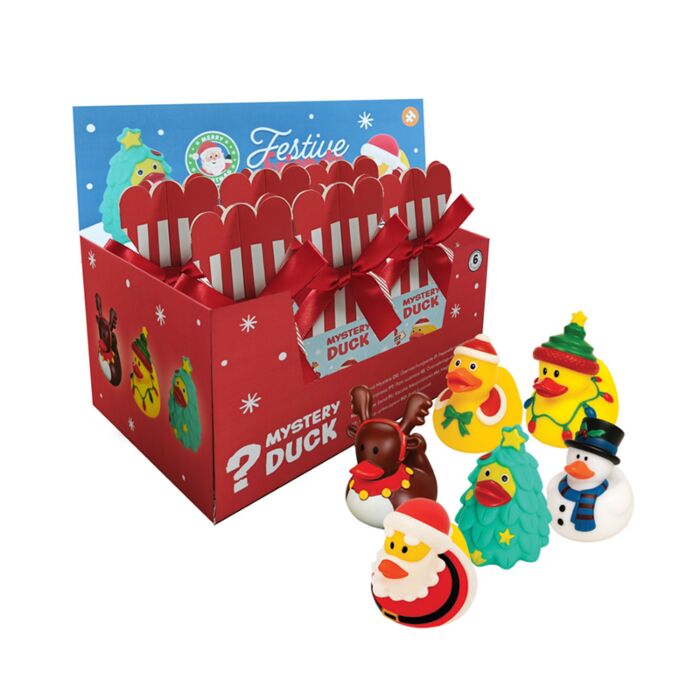 Mystery Festive Friends Christmas Duck Bath Time Toy Blind Box