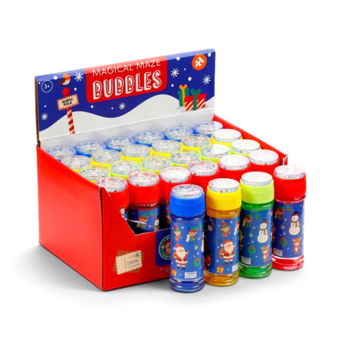 Festive Friends Christmas Maze Bubbles