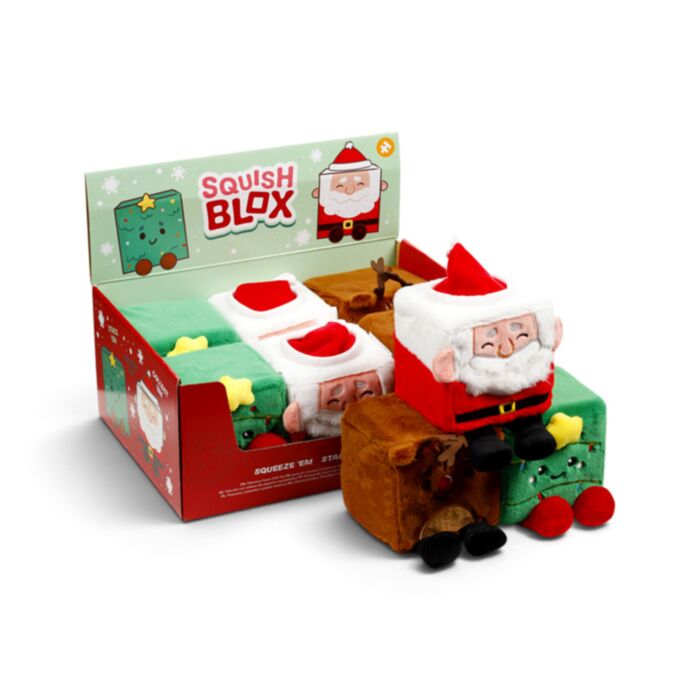 Squish Blox Jingle Bunch Memory Foam Large Plush Squeezy Toy