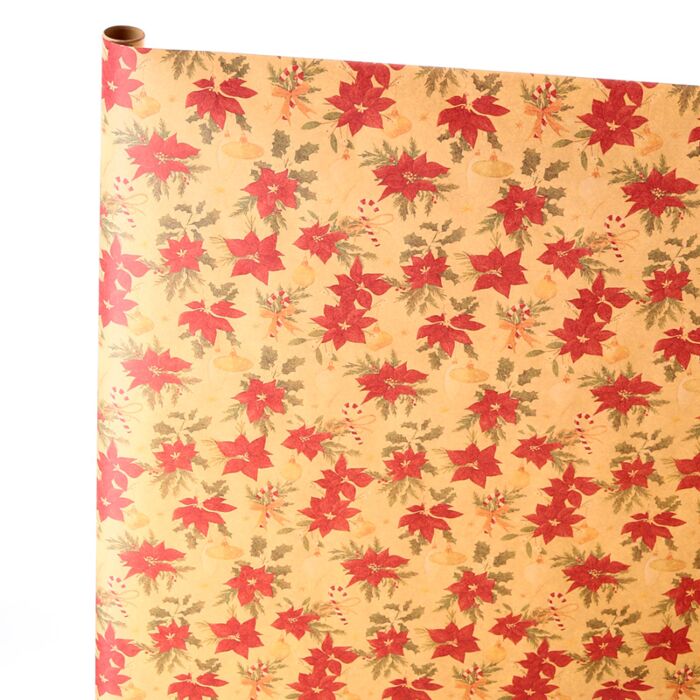 Christmas Botanicals 3m Wrapping Paper Roll