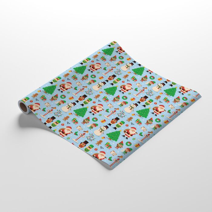 Festive Friends Christmas 3m Wrapping Paper Roll