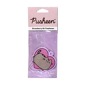 Strawberry Pusheen the Cat Heart Air Freshener