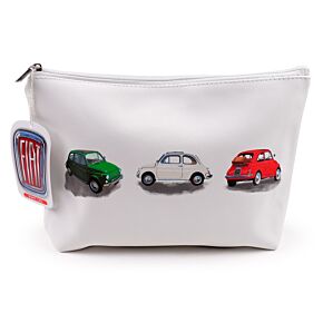 Fiat 500 Large PVC Toiletry Makeup Wash Bag Fiat 500 Large PVC Toiletry Makeup Wash Bag