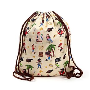 Jolly Rogers Pirate Canvas Drawstring Bag