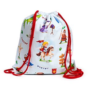 Knights & Dragons Canvas Drawstring Bag