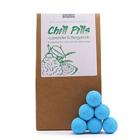 Lavender & Bergamot Bath Fizz Chill Pill Gift Pack