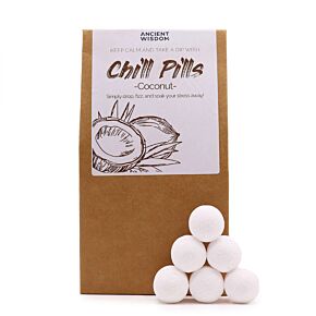 Coconut Bath Fizz Chill Pill Gift Pack