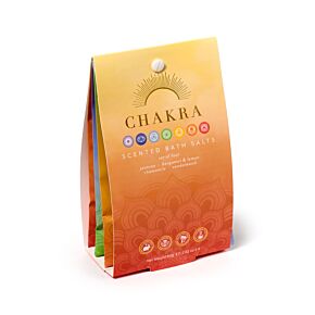 Set of 4 Chakra Bath Salt Sachets