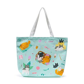 Beans & Co Cats Beach Bag
