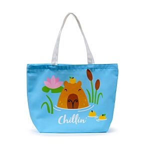 Capybara Chillin' Beach Bag