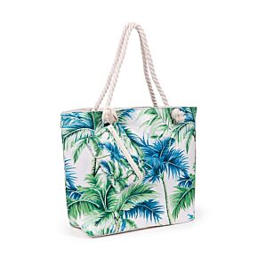 Palm Trees Beach Bag & Mini Zip Up Pouch