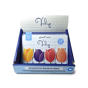 Tulips Magnetic Bookmark Set