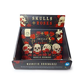 Skulls & Roses Magnetic Bookmark Set