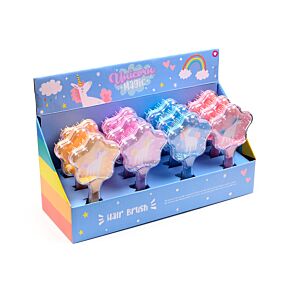 Unicorn Magic Star Shaped Glitter Hair Brush